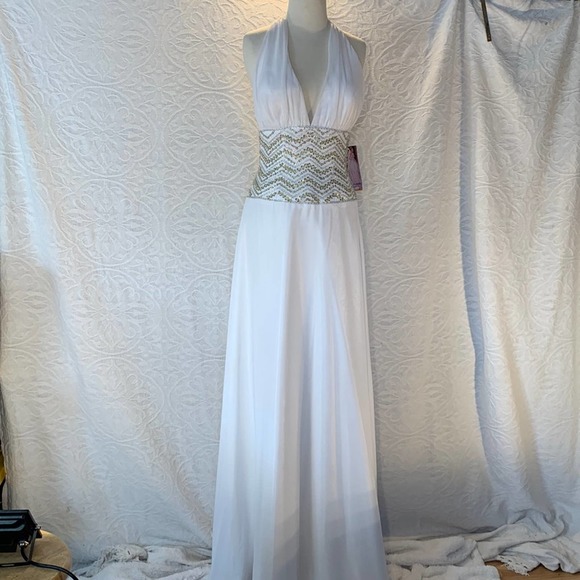 Dresses & Skirts - Classic Deep V-Neck Formal Dress 8